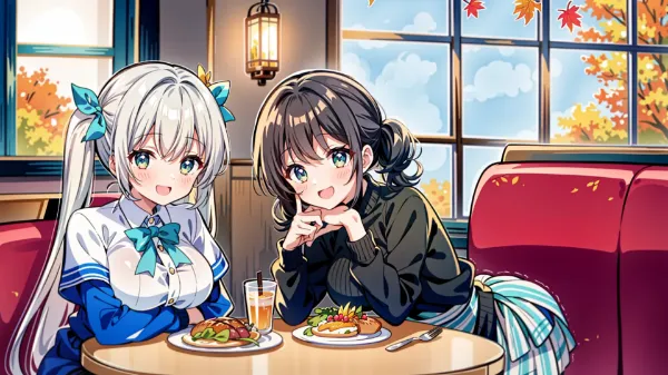 秋のカフェで紡ぐ友情の物語