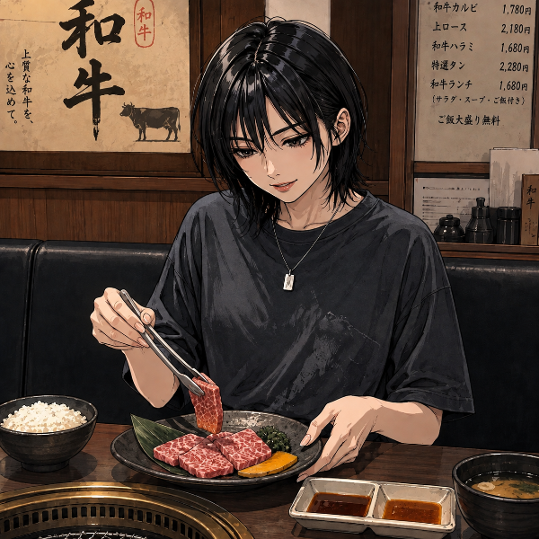 和牛ランチ（ウルフちゃん）