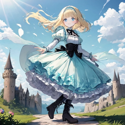 金髪の少女