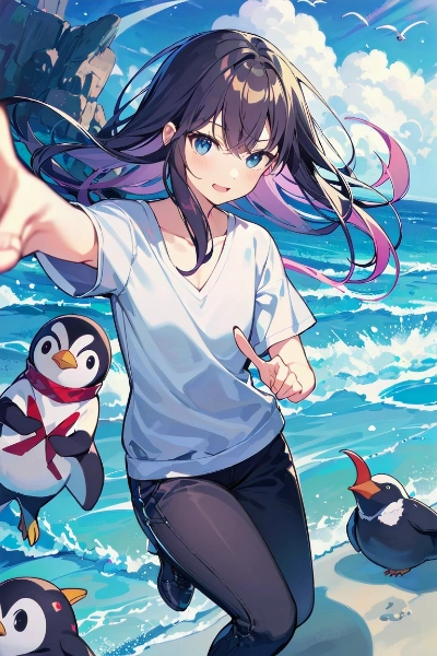 ペンギン見つけたら指差したくなるの