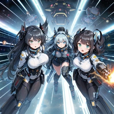メカ娘宇宙を駆ける