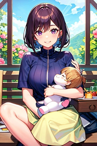 ぬいぐるみだっこ