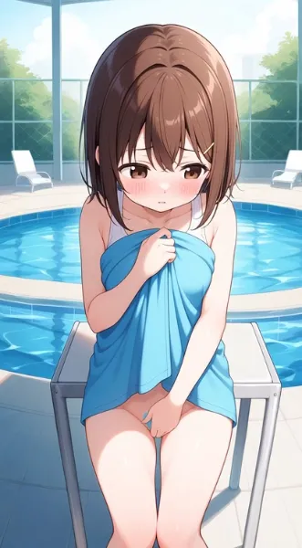 こんな前貼り1枚じゃ恥ずかしいよぉ⋯