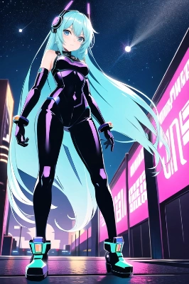 近未来のアンドロイド少女