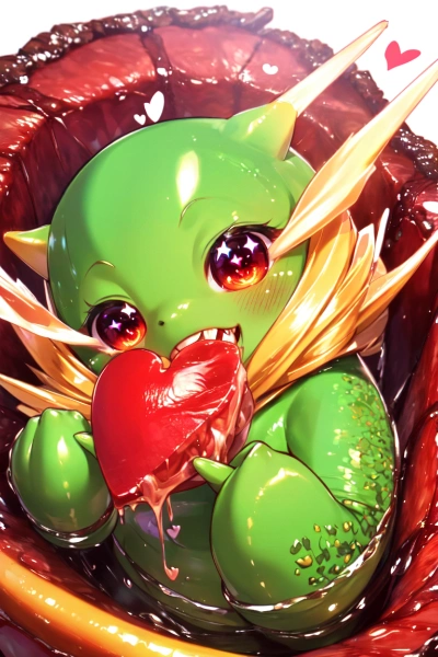 お肉に埋まって