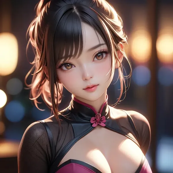 夜の魅惑のチャイナ美女