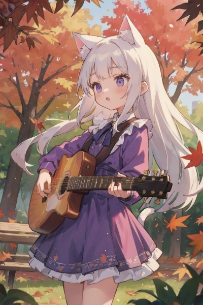 ひっそりと公園でLIVE