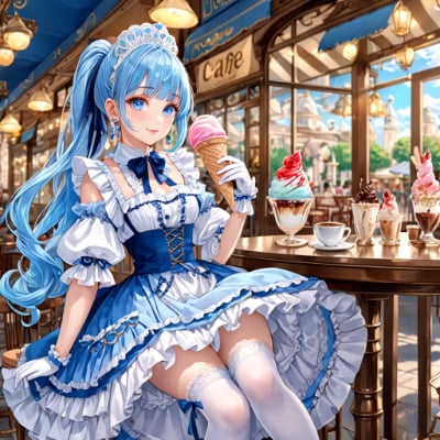 3時の青髪さん