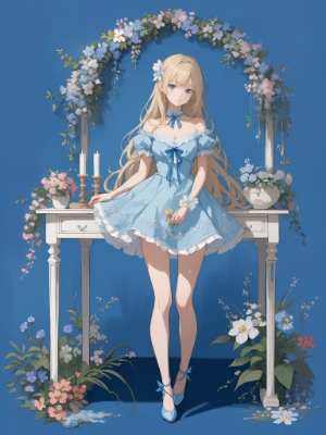 blue