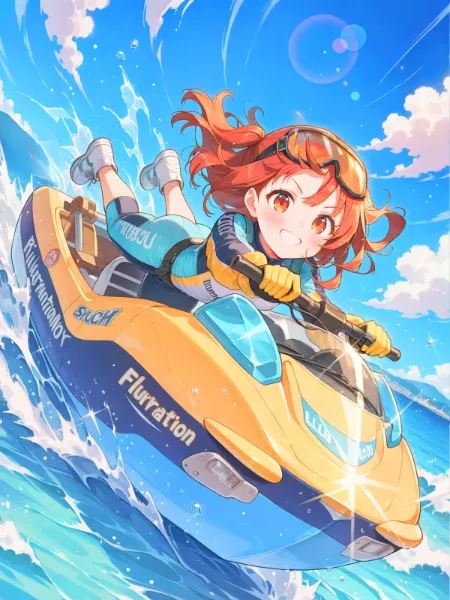 疾走モーターボート