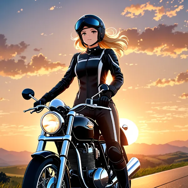 バイク好きな彼女