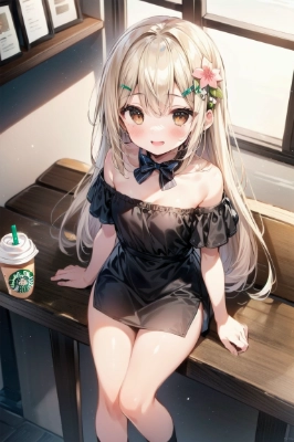 少女とスタバデート