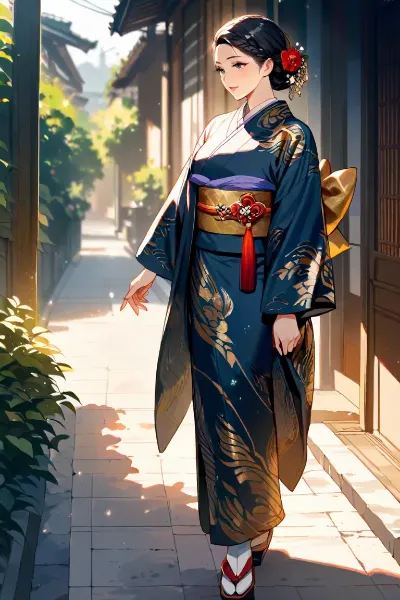 散歩する奥方様（ＪＳちゃん）