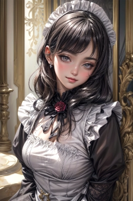 maid maid costume upper body