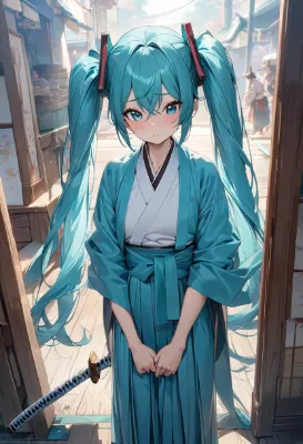 侍ミク