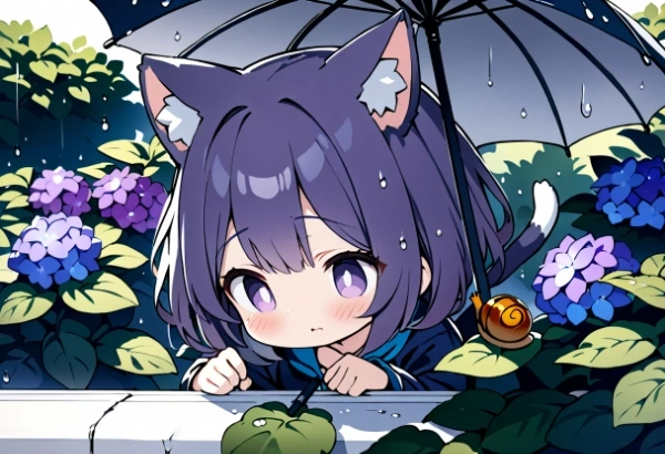 この抜け道を雨の日に通るのはいやにゃ