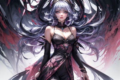 fractal camisole abstract background cowboy shot