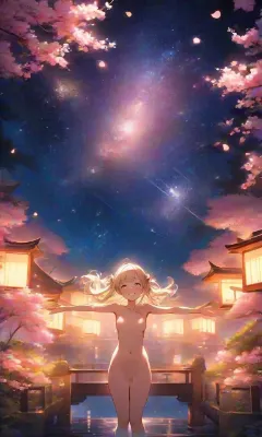 夜桜全裸ちゃん