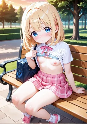 誰もいない時間にパンツ見られちゃった