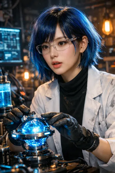 青髪科学者の未知なる発見