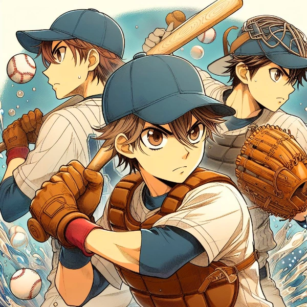 野球をしている少年達…！！(5枚)