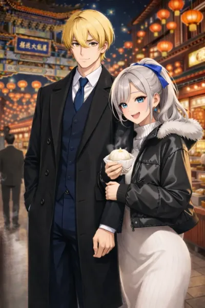 閃光のミラージュ　番外編【灯りの街で、手をつないで】