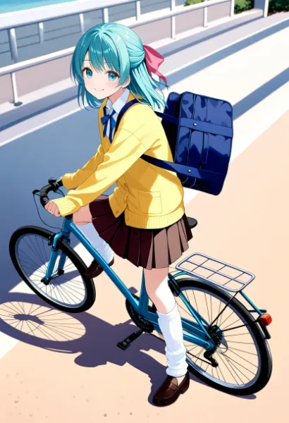 常磐アクア（お題：サイクリング）