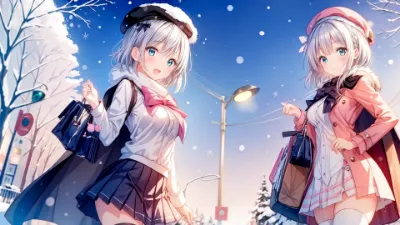 雪降る町は