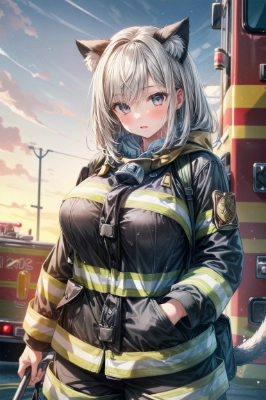 今から消火しますので！