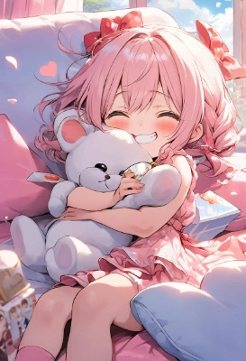 ピンク色のドレスのサムネイル