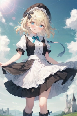 金髪の少女
