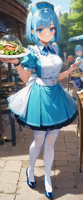 かわいいウエイトレスさん