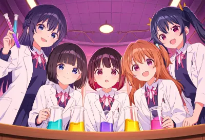 化学の魔法で輝く五人の放課後