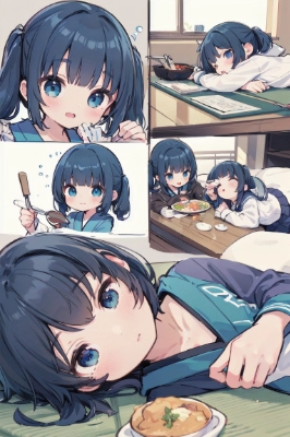 奮闘！塩焼き。