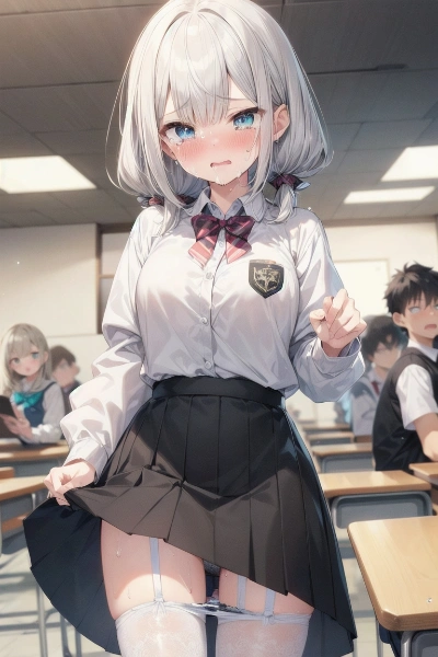 白髪少女