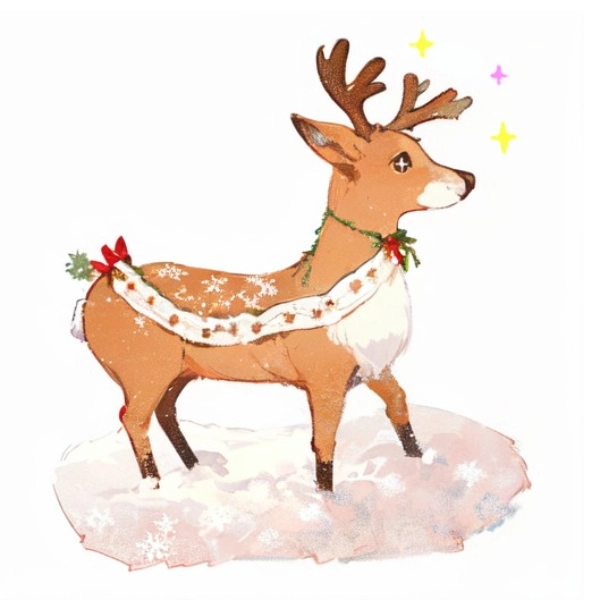 トナカイのふりしてクリスマスに活躍しようとしている犬