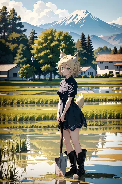 ココ掘ったら、お米出てくる？