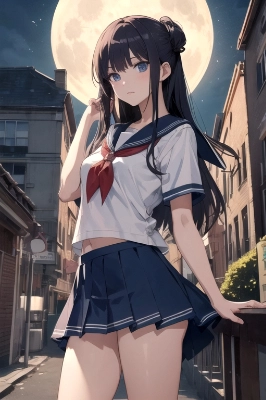 月と少女 23枚