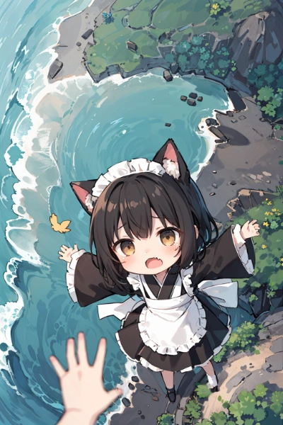 極限の上目遣い！～ おーちーるーにゃぁぁぁ！？(TOT) ～