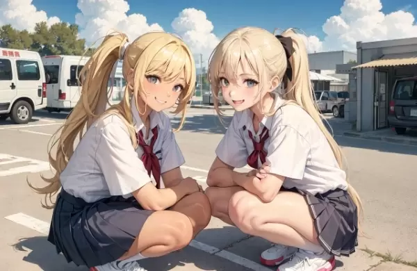 コンビニの駐車場