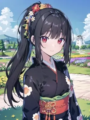 #233 黒髪少女