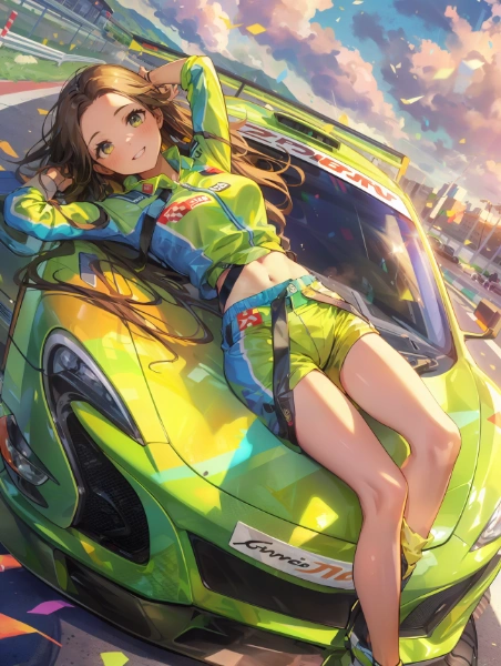 レース前の撮影会