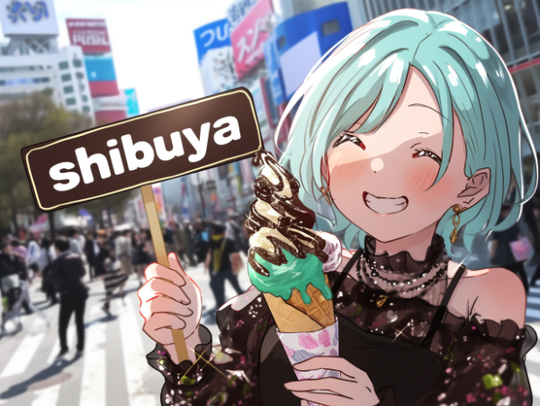 今日は渋谷でチョコミント🍦