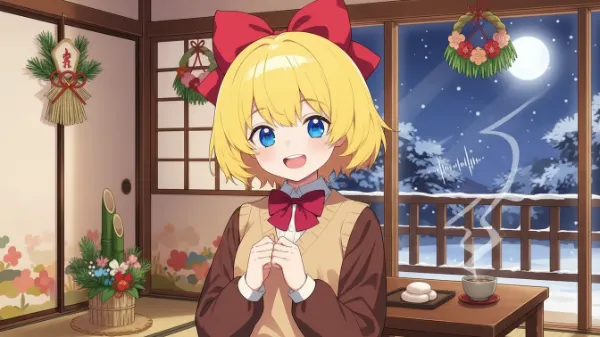 新年の準備完了