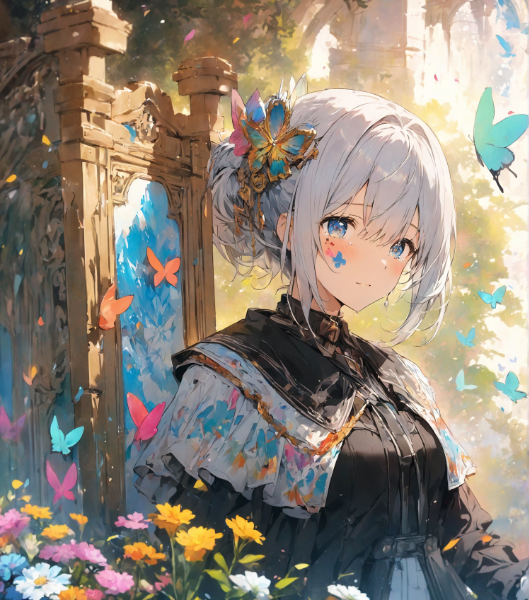 令嬢のフェイスペイント