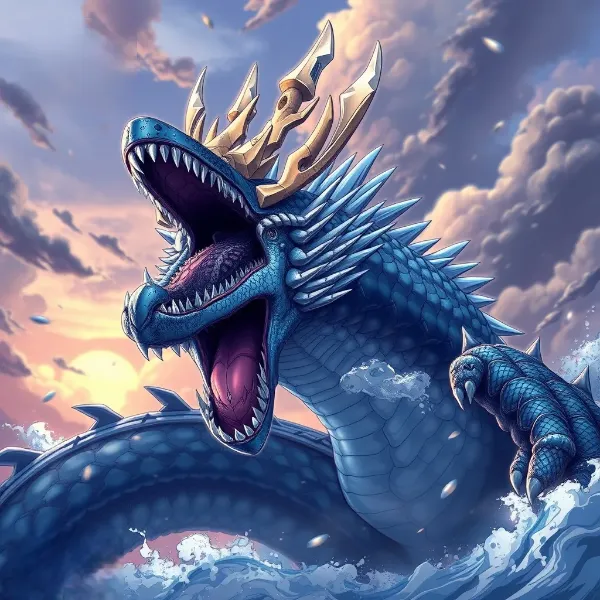 海の覇王、青き咆哮