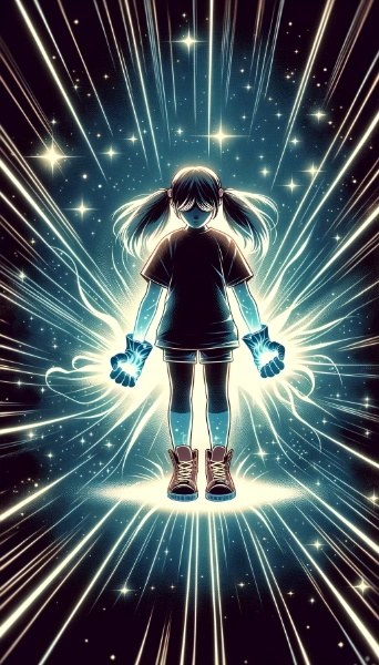 私のこの手が光って唸る! お前を倒せと輝き叫ぶ!