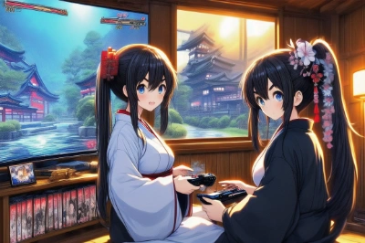 休憩はゲームで