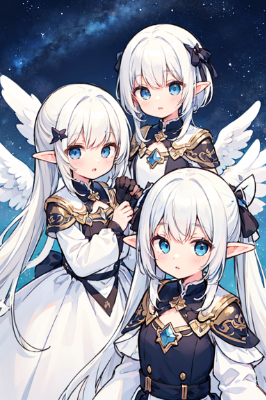 エルフ天使の3つ子