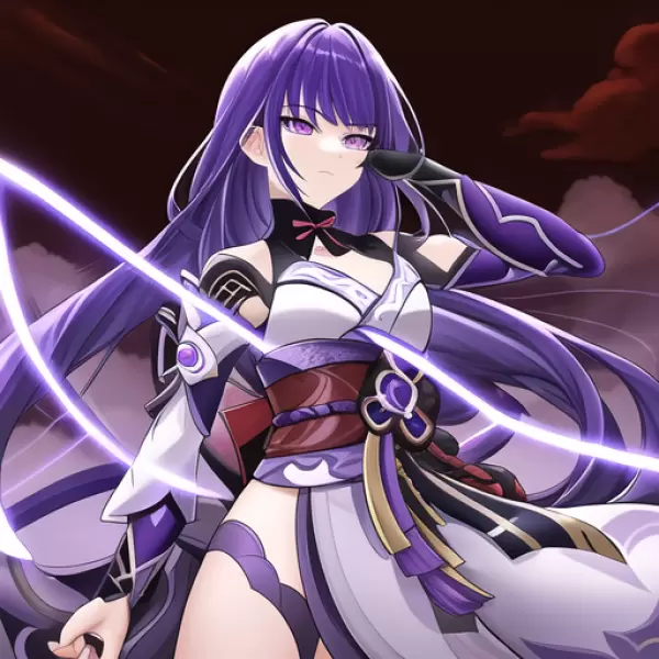 雷電将軍　初AIart